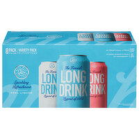 Long Drink Gin, Traditional Citrus/Zero Sugar Citrus/Cranberry, Variety Pack, 8 Each