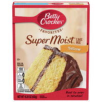 Betty Crocker Favorites Cake Mix, Yellow, Super Moist, 15.25 Ounce