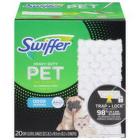 Swiffer Dry Sweeping Cloths, Pet, Heavy Duty, 20 Each