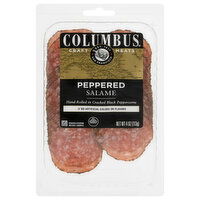 Columbus Salame, Peppered, 4 Ounce