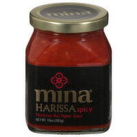 Mina Harissa Sauce, Moroccan Red Pepper, Spicy, 10 Ounce