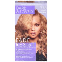 Dark & Lovely Fade Resist Haircolor, Permanent, Honey Blonde 378, 1 Each