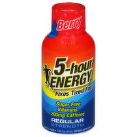 5-Hour Energy Energy Shot, Regular Strength, Berry Flavor, 1.93 Fluid ounce