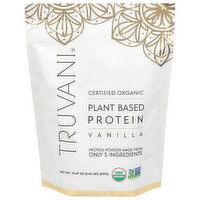 Truvani Organic Plant Based Vanilla Protein Powder, 10.47 Ounce