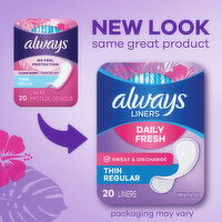 Always Daily Liners Daily Liners, Regular Absorbency, Unscented, 72 Each