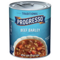 Progresso Soup, Beef Barley, Traditional, 19 Ounce