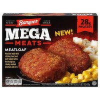Banquet Mega Meats Meatloaf, 16.2 Ounce