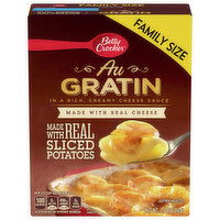 Betty Crocker Sliced Potatoes, Au Gratin, Family Size, 7.7 Ounce