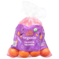 Wild Harvest Oranges, Organic, Valencia, 4 Pound