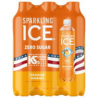 Sparkling Ice Orange Mango Sparkling Water 6 PK, 102 Fluid ounce
