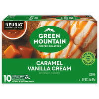 Green Mountain Coffee Roasters K-Cup Pods Caramel Vanilla Cream Coffee, 10 Each