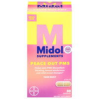 Midol Peace Out PMS, Capsules, 30 Each