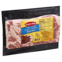 Sugardale Bacon, Hickory Smoked, Thick Sliced, 40 Ounce