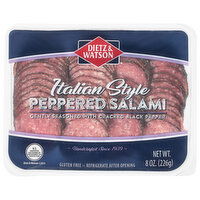 Dietz & Watson Italian Style Peppered Salami, 8 Ounce
