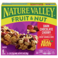 Nature Valley Granola Bars, Chewy, Dark Chocolate Cherry, Fruit & Nut, 6 Each