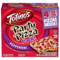 Totino's Party Pizza Pack, Pepperoni, 4 Each