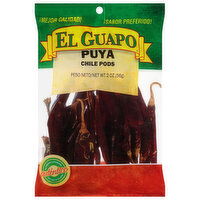 El Guapo Whole Puya Chili Pods (Chile Puya Entero), 2 Ounce