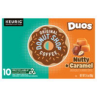 The Original Donut Shop Duos Coffee, Nutty Caramel, K-Cup Pods, 10 Each