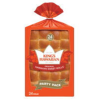 King's Hawaiian Rolls, Hawaiian Sweet, Original, Party Pack