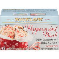 Bigelow Peppermint Bark Herbal Tea Bags, 1.31 Ounce