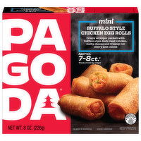 Pagoda Chicken Egg Rolls, Mini, Buffalo Style, 8 Ounce