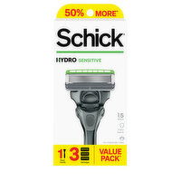 Schick Schick Hydro 5 Men's Sensitive Razor Value Pack, 3 Each