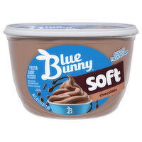 Blue Bunny Frozen Dairy Dessert, Chocolate, Soft, 46 Fluid ounce
