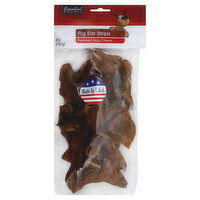 Essential Everyday Dog Chews, Premium, Pig Ear Strips, 8 Ounce