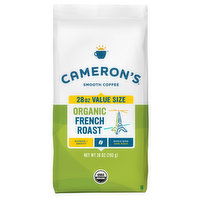 Cameron's Coffee, Organic, Whole Bean, Dark Roast, French Roast, Value Size, 28 Ounce