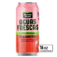 Minute Maid Aguas Frescas Aguas s Strawberry Juice Drink Can, 16 Fluid ounce