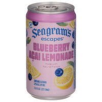Seagram's Escapes Blueberry Acai Lemonade Malt Beverage, 7.5 Fluid ounce
