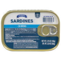 Pampa Sardines, in Brine, 3.75 Ounce