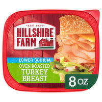 Hillshire Farm Ultra Thin Sliced Lower Sodium Oven Roasted Turkey Breast Sandwich Meat, 8 Ounce