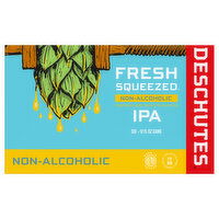 Deschutes Fresh Squeezed Non-Alcoholic IPA Beer, 6 Each