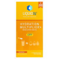 Liquid I.V. Hydration Multiplier+ Immune Support Drink Mix, Tangerine, 10 Each