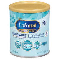 Enfamil Neuro Pro Enfacare Infant Formula, Milk-Based Powder with Iron, 13.6 Ounce