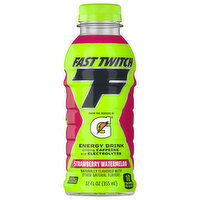 Fast Twitch Zero Sugar Strawberry Watermelon Energy Drink, 12 Fluid ounce