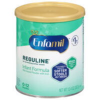 Enfamil Reguline Infant Formula, Milk-Based Powder with Iron, 0-12 Months, 12.4 Ounce