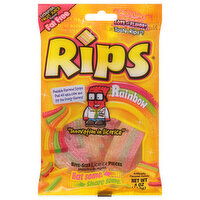 Rips Licorice Pieces, Rainbow, Bite-Size, 4 Ounce