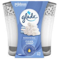 Glade Candle, Clean Linen, 1 Each