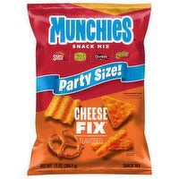 Munchies Cheese Fix Flavored Snack Mix Party Size, 13 Ounce