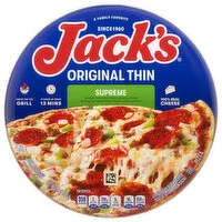 Jack's Pizza, Original Thin, Supreme, 15.8 Ounce