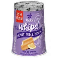 Yoplait Whips! Yogurt Mousse, Low Fat, Orange Creme, 4 Ounce