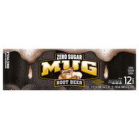 Mug Root Beer, Zero Sugar, 12 Each