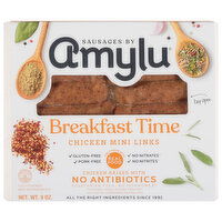 Amylu Mini Links, Chicken, Breakfast Time, 9 Ounce