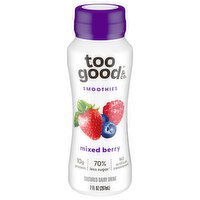 Too Good & Co. Smoothies, Mixed Berry, 7 Fluid ounce