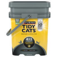 Tidy Cats Clumping Litter, Multi-Cat, 4-in-1 Strength, 35 Pound