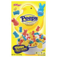 Kellogg's Peeps Cereal, Marshmallow, Chick & Bunny, 13 Ounce