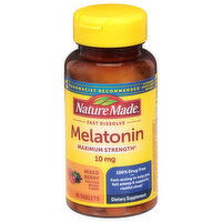 Nature Made Melatonin, Maximum Strength, 10 mg, Tablets, Mixed Berry, 45 Each