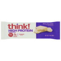 Think! Protein Bar, High Protein, White Chocolate, 2.1 Ounce